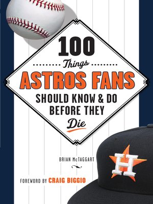 cover image of 100 Things Astros Fans Should Know & Do Before They Die